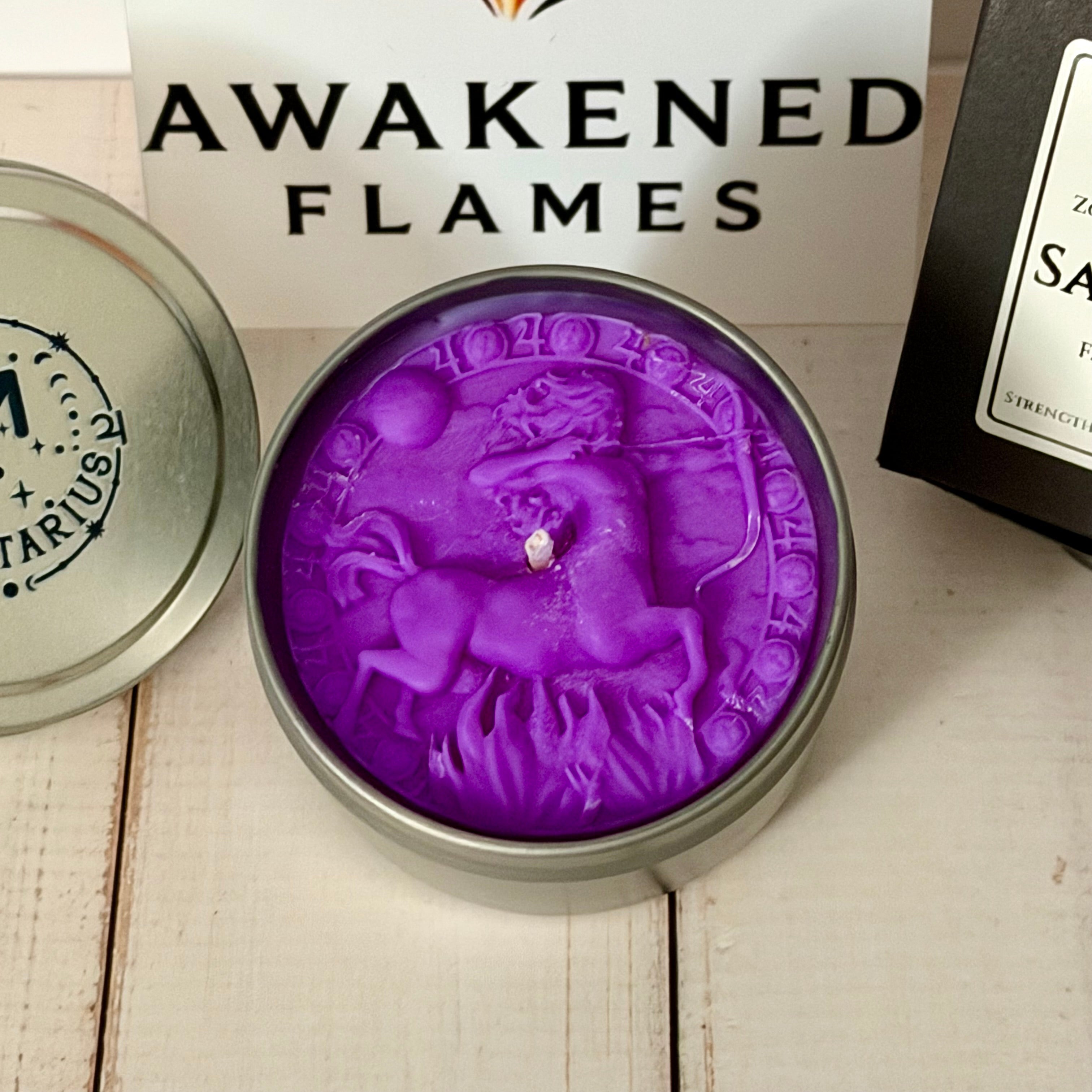 Sagittarius Zodiac Candle