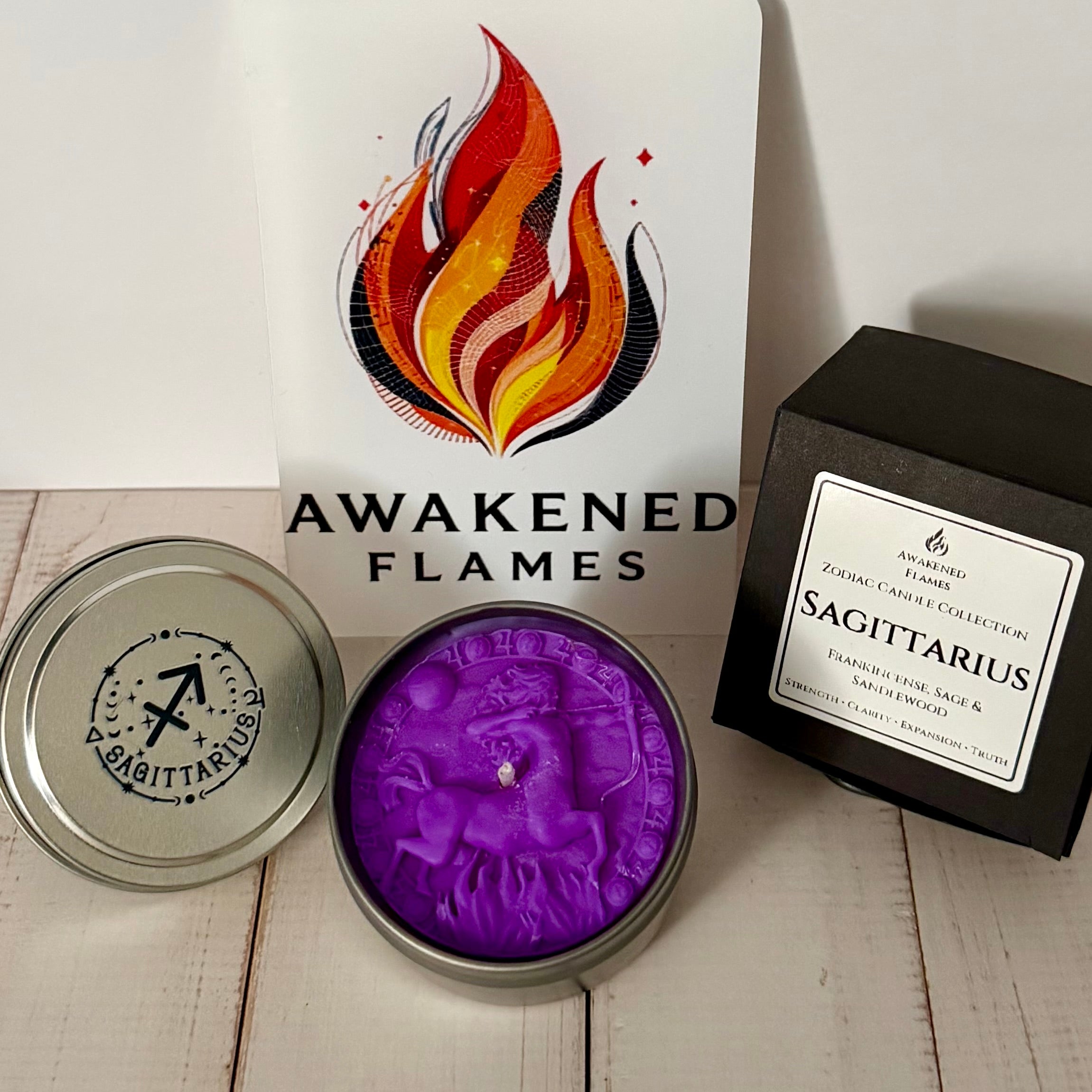 Sagittarius Zodiac Candle