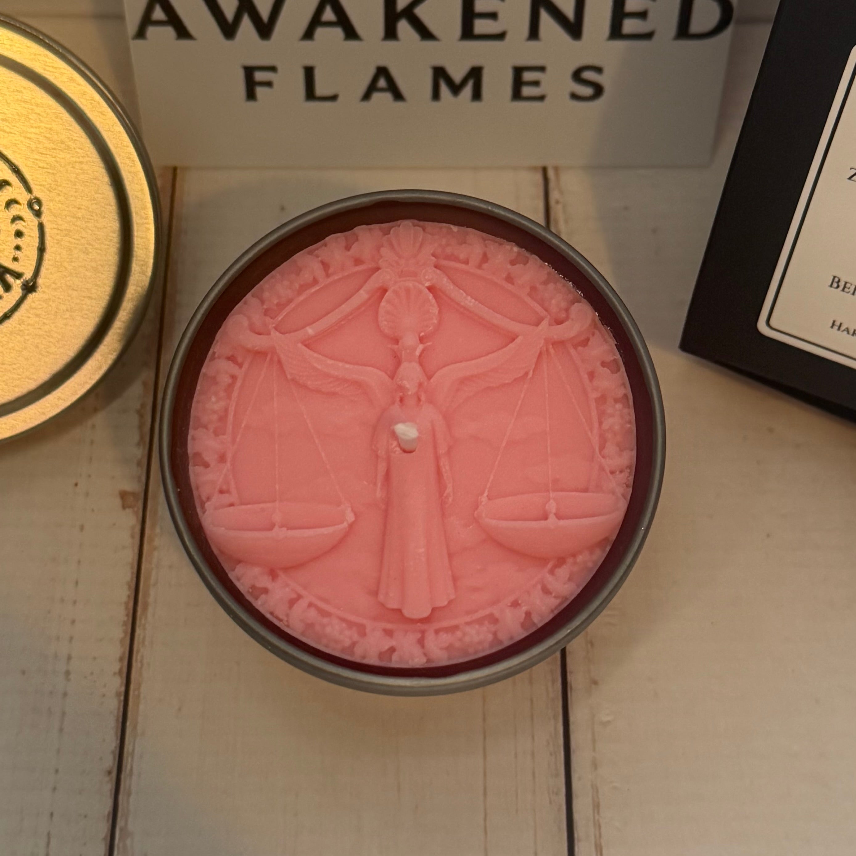 Libra Zodiac Candle