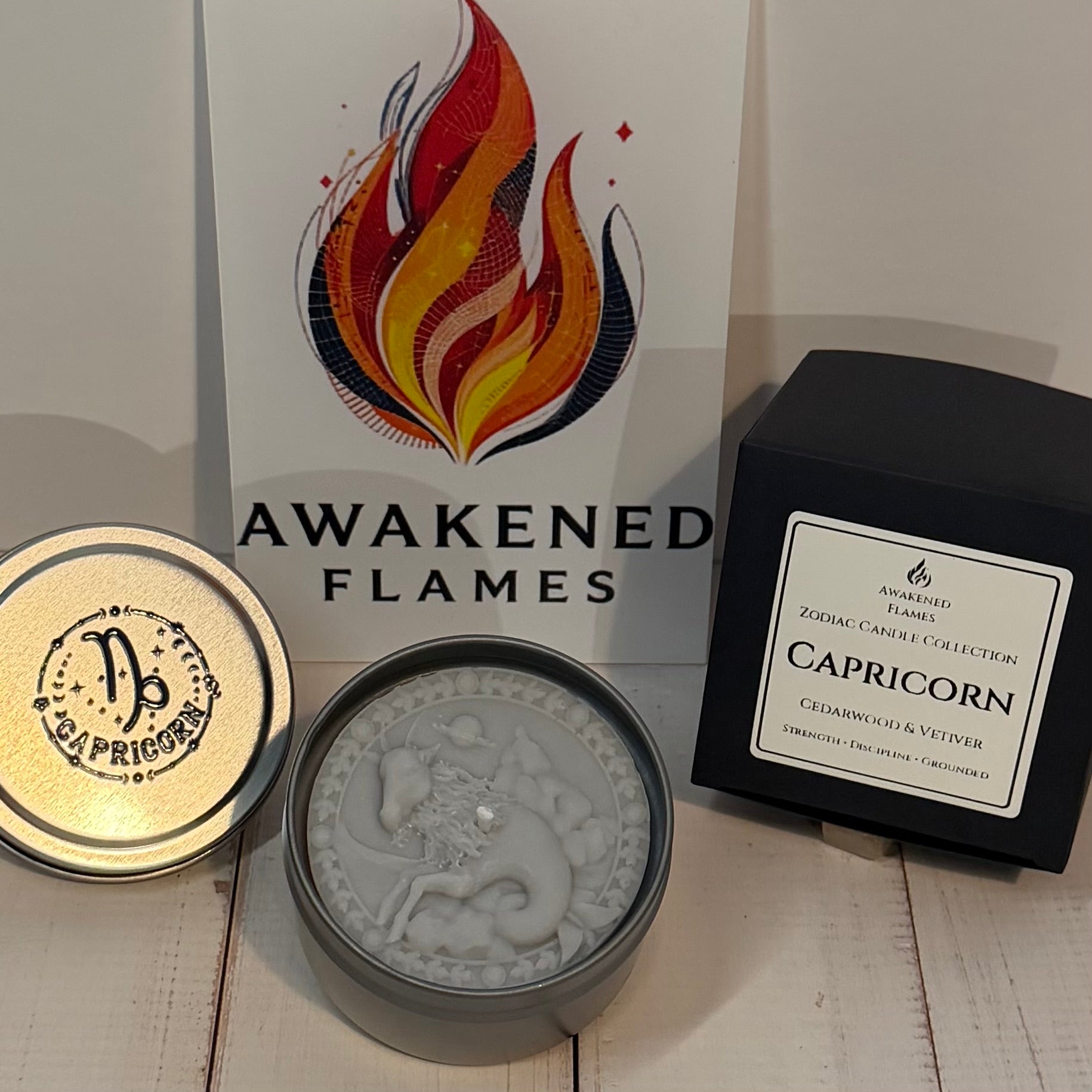 Capricorn Zodiac Candle