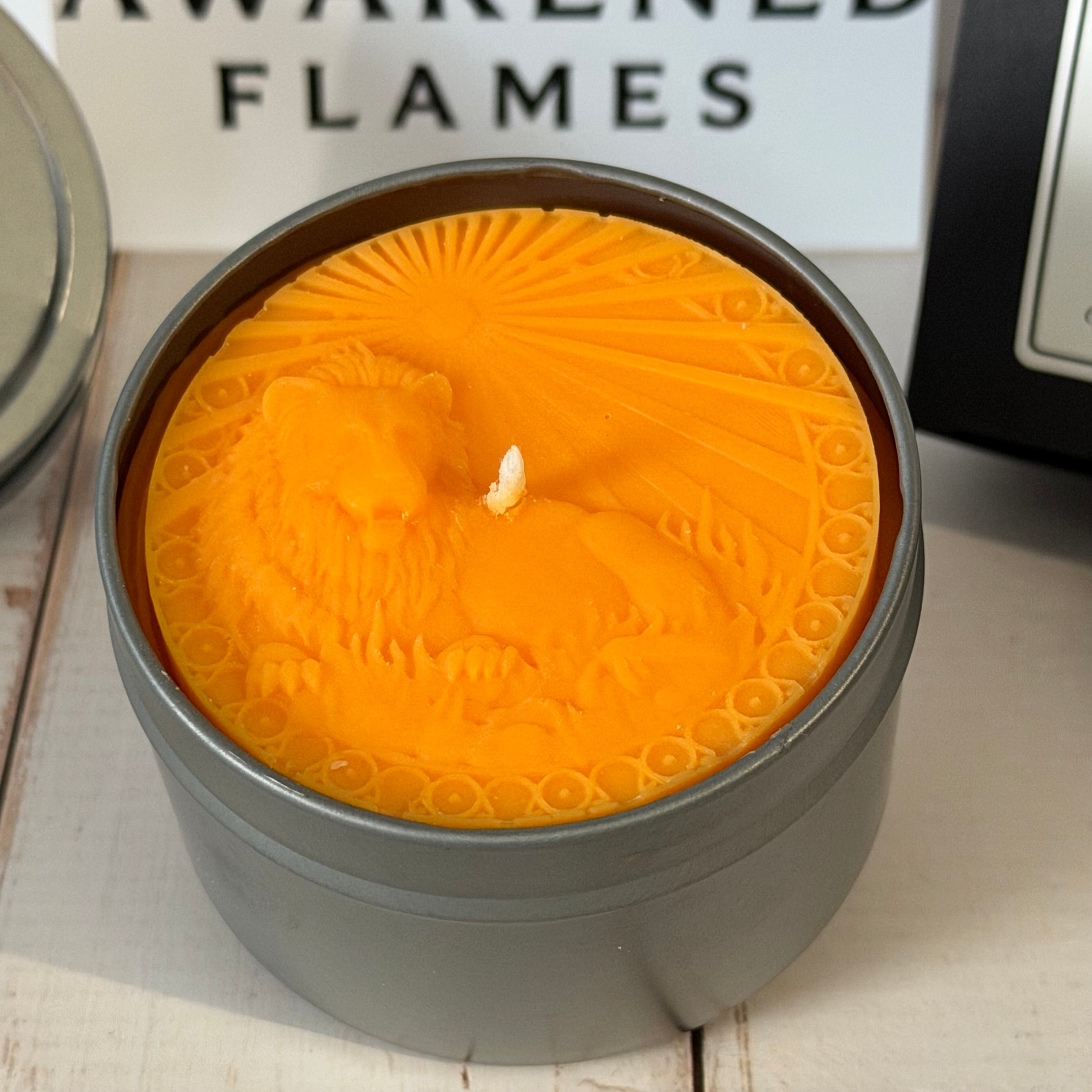 Leo Zodiac Candle