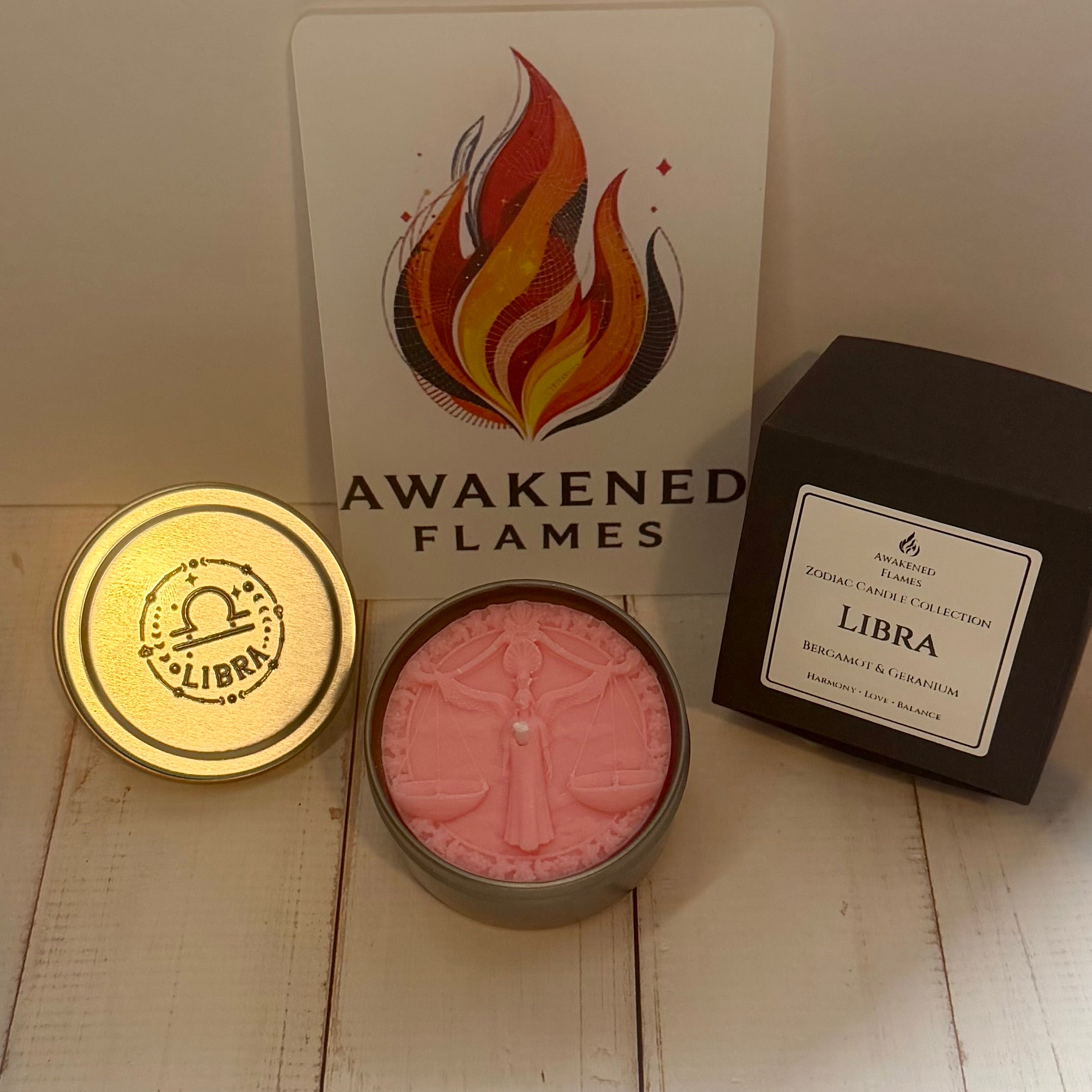 Libra Zodiac Candle