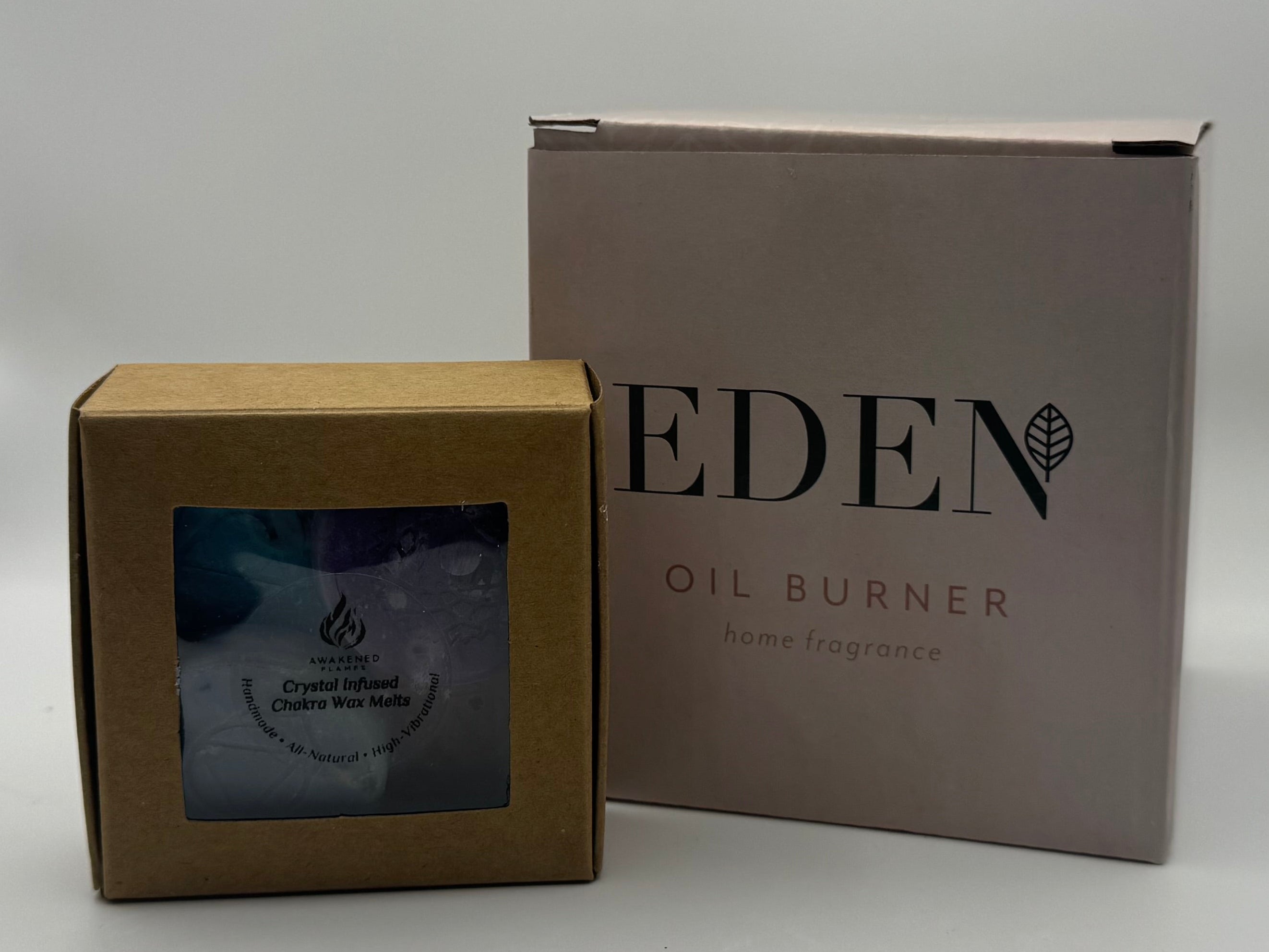 Crystal-infused Chakra Wax Melts and Burner