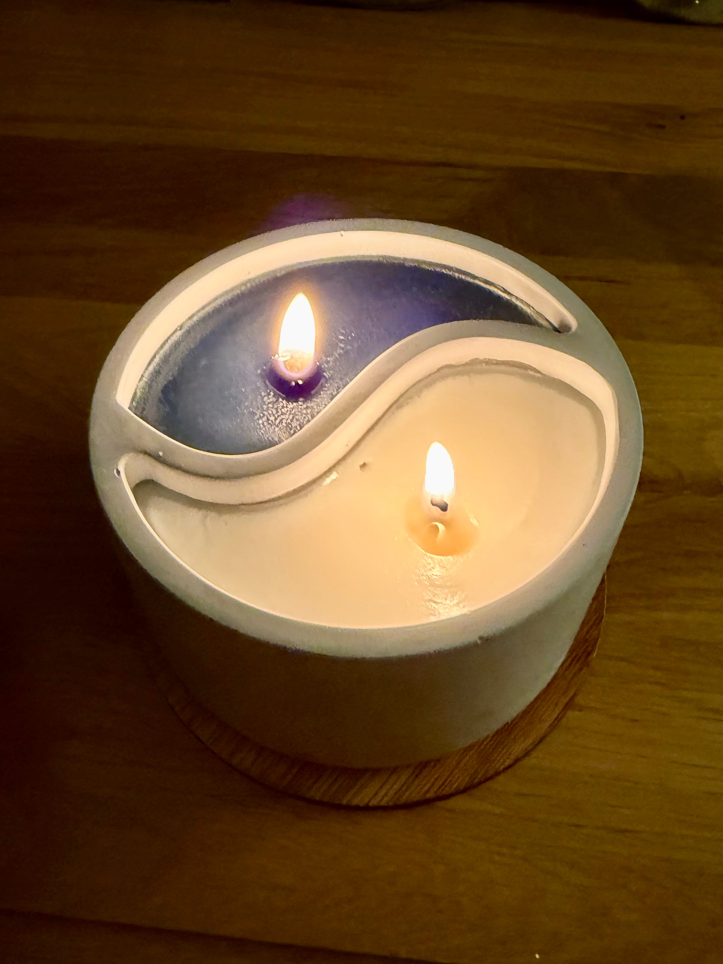 Handmade Yin Yang Candle