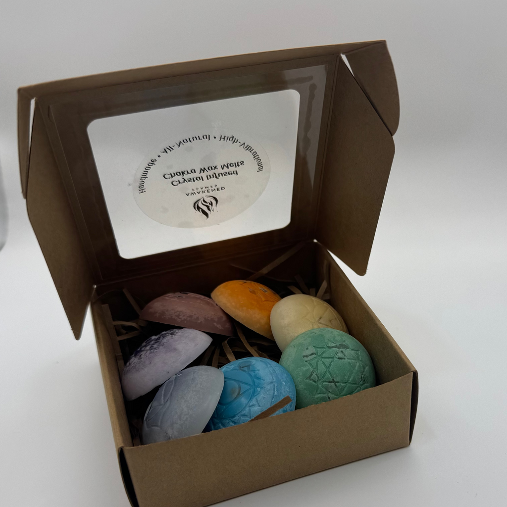 Crystal-infused Chakra Wax Melts